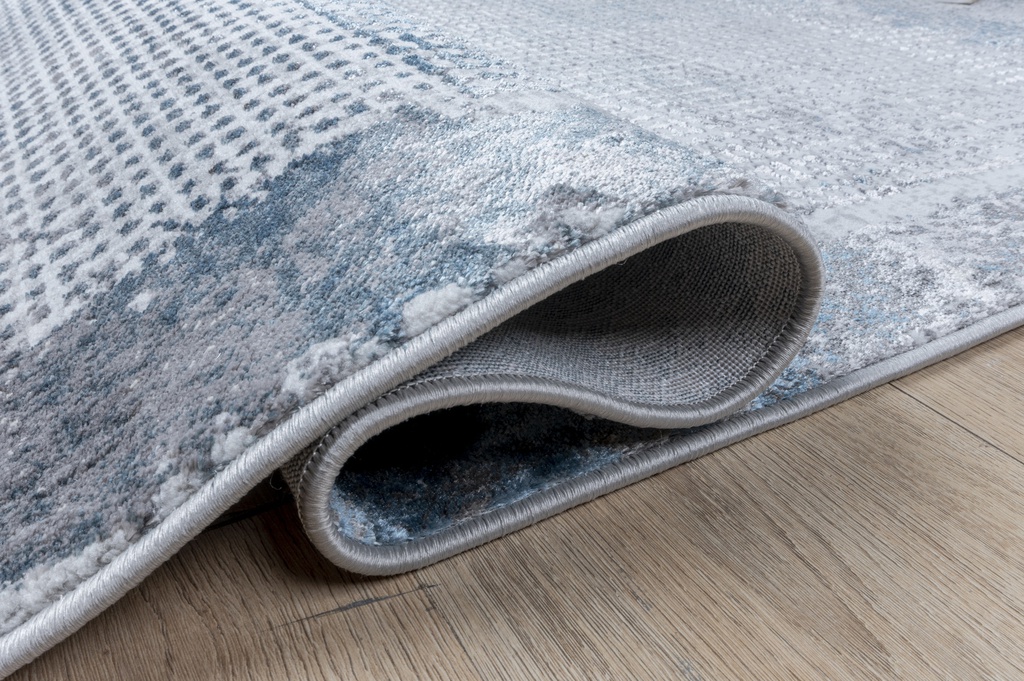 AMINA T5141 GRIS GRIS AZUL 300*400 ALFOMBRA TAPETE - LN *