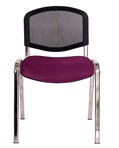 ELLITICONET SILLA RESPALDO EN MALLA CROMADA set 2 sillas - O c