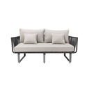 SAN BLAS LOVESEAT TEJIDO PARA TERRAZA CON COJINERIA MYKONOS - X 2023